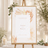 Begrüßungstafel Hochzeit Porträt 60 x 90 cm pampa, dezentrierter Rahmen foto N° 1