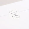 Sticker Hochzeit Rund Wellen der Liebe foto N° 1