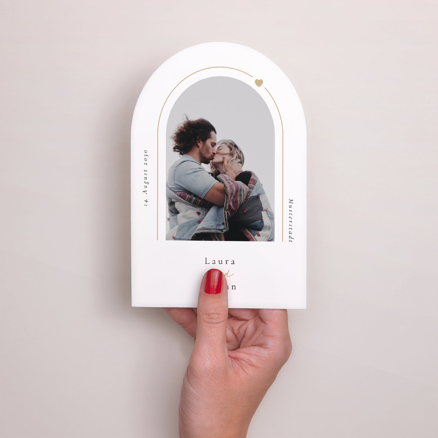 Hochzeitseinladung Arche Unendliche Liebe foto N° 2