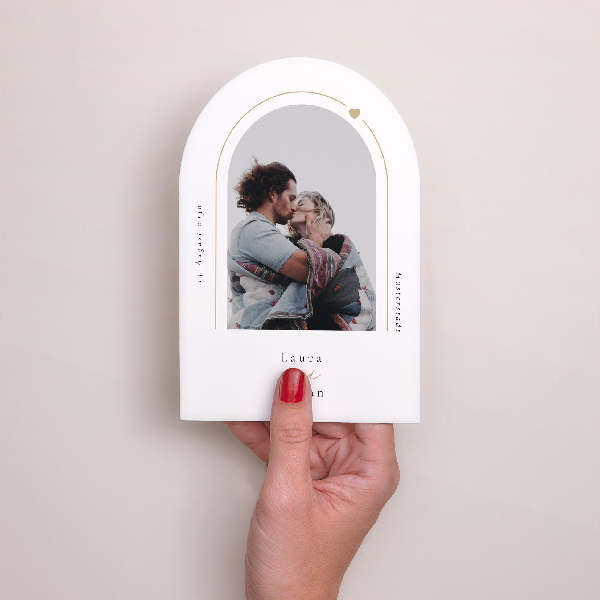 Hochzeitseinladung Arche Unendliche Liebe foto N° 2