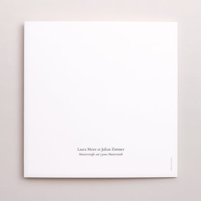 Hochzeitseinladung Doppelflügiges Quadrat Unendliche Liebe foto N° 3