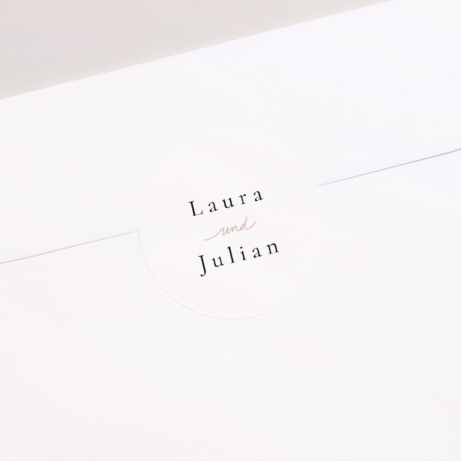 Sticker Hochzeit Rund Unendliche Liebe foto N° 2