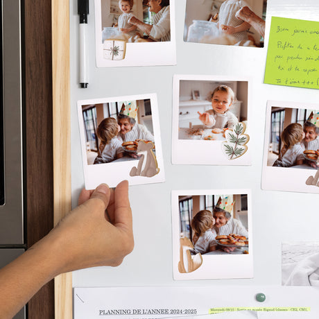 Fotoabzug Weihnachten Pack mit 12, magnetisch Winterkekse