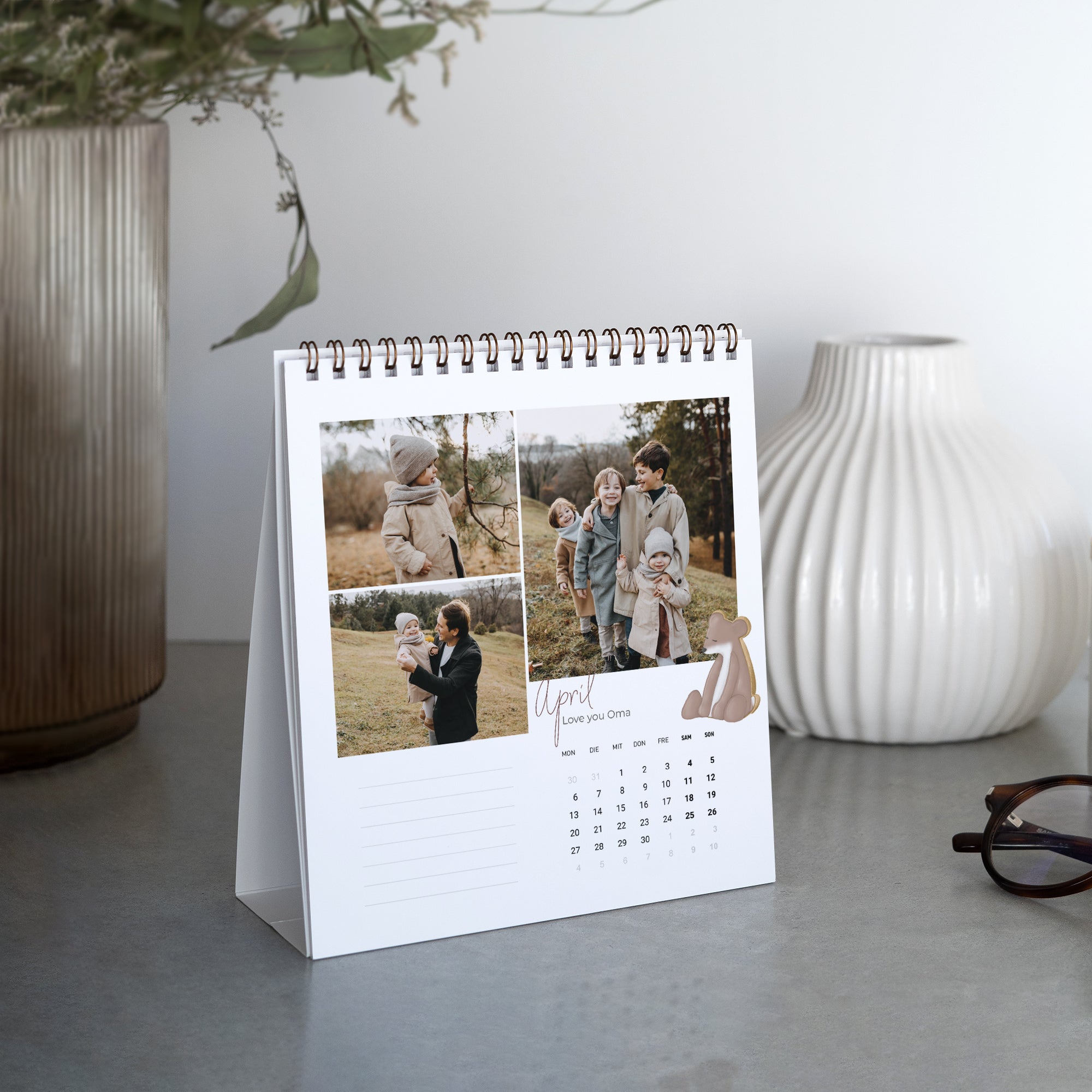 Kalender Weihnachten Büro, Staffelei Winterkekse foto N° 2