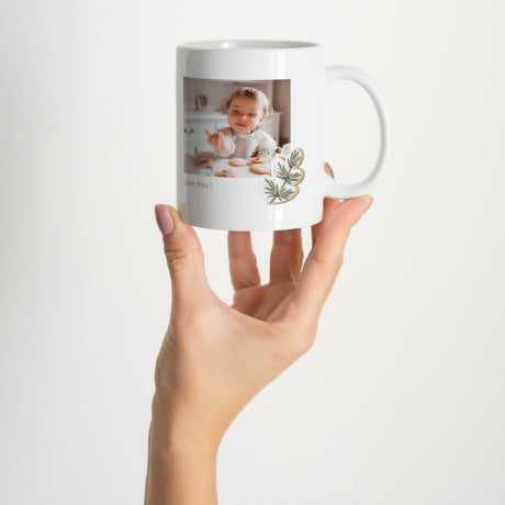 Tasse Weihnachten Weiß Winterkekse