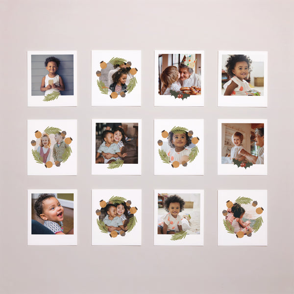 Fotoabzug Weihnachten Pack von 12 Wintersonnenwende foto