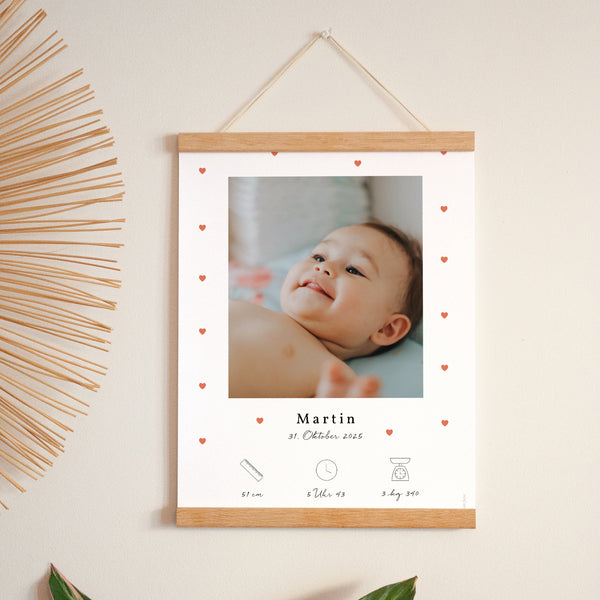 Poster Geburt Porträt Atout Coeur foto