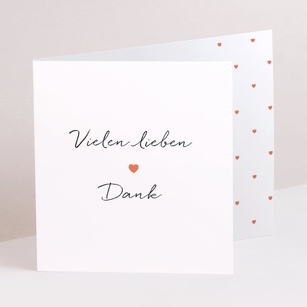Dankeskarte Geburt Asymmetrische Zweiflügeltür Atout Coeur foto