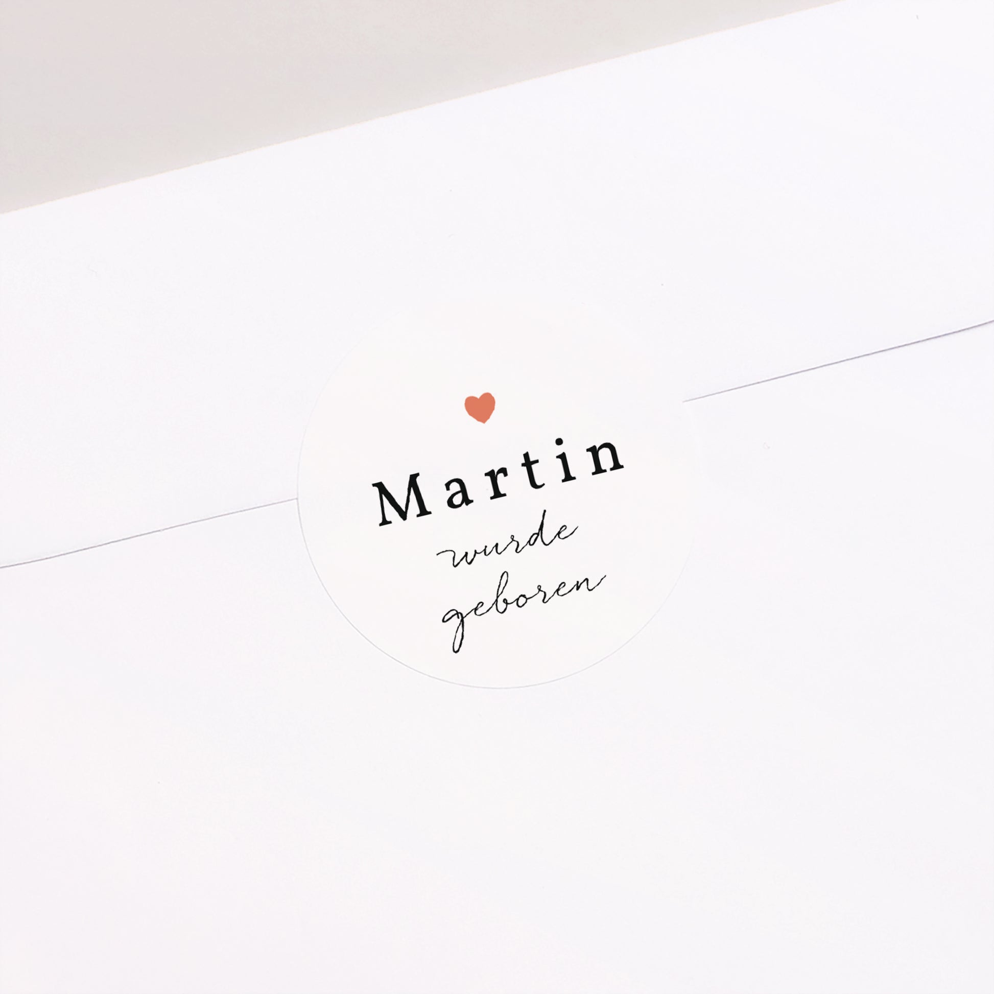 Sticker Geburt Rund Atout Coeur foto N° 2