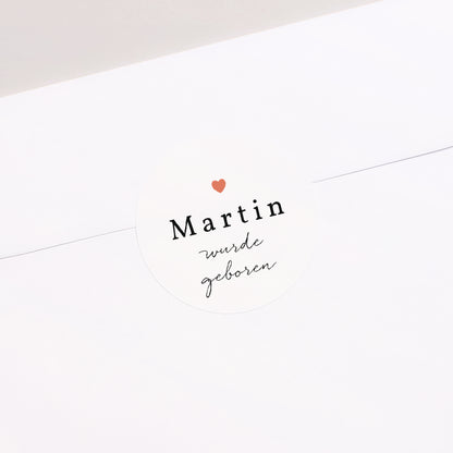 Sticker Geburt Rund Atout Coeur foto N° 2