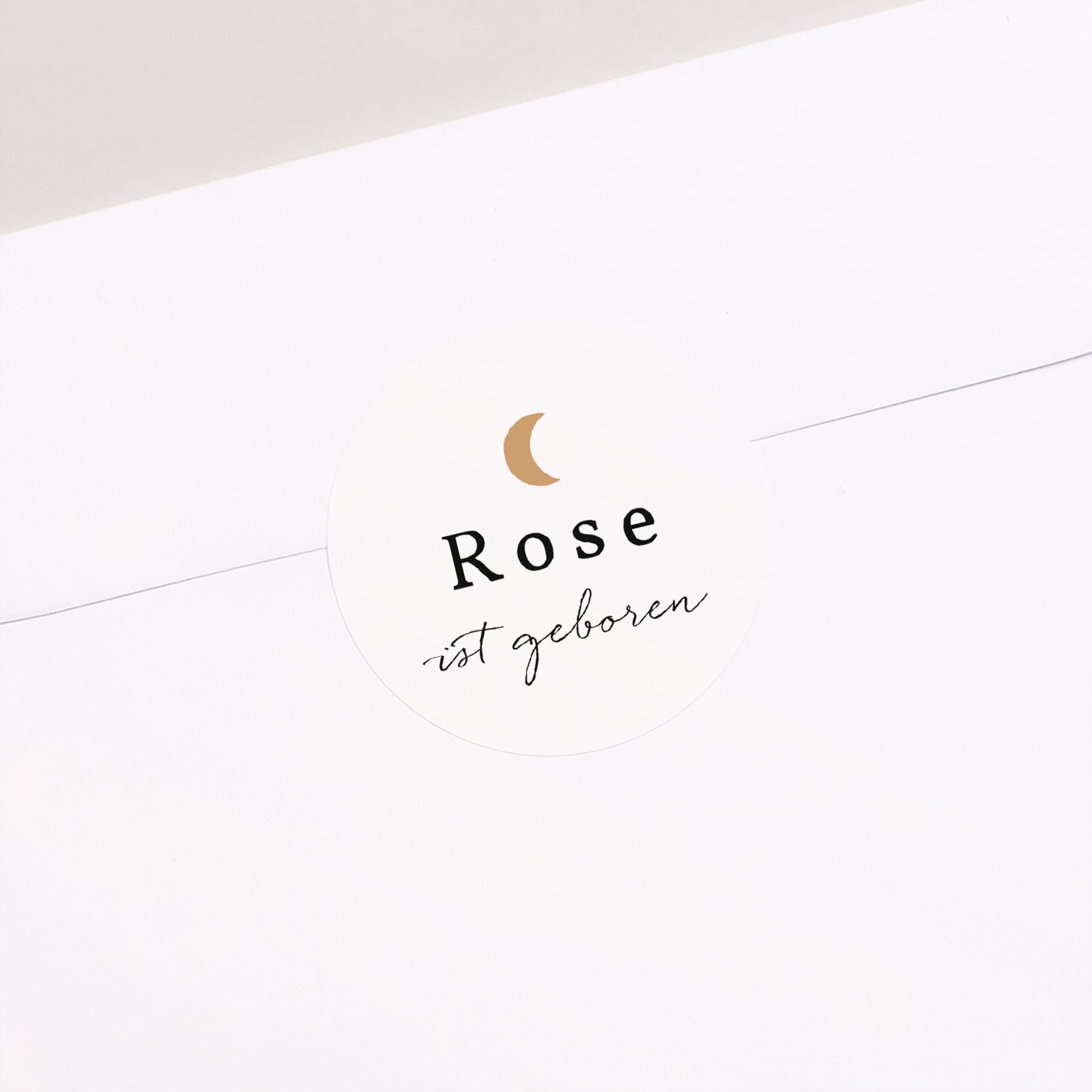 Sticker Geburt Rund Clair de Lune foto N° 2