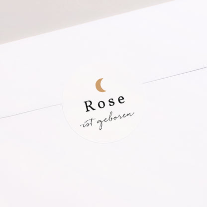 Sticker Geburt Rund Clair de Lune foto N° 2