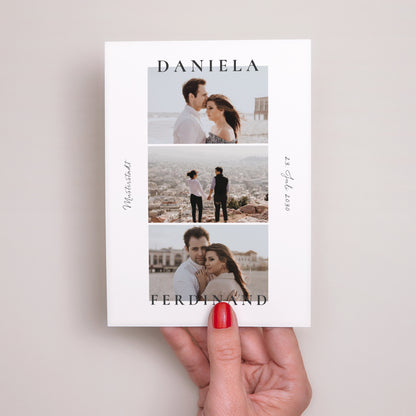 Hochzeitseinladung Trio & Typo foto N° 2