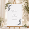 Begrüßungstafel Hochzeit Porträt 60 x 90 cm Arche Vegetal foto N° 1