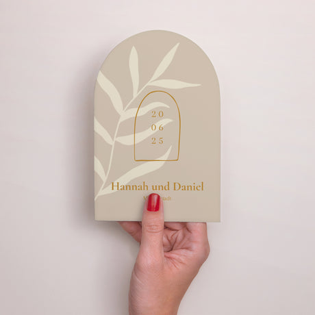 Hochzeitseinladung Arche Bohème Chic