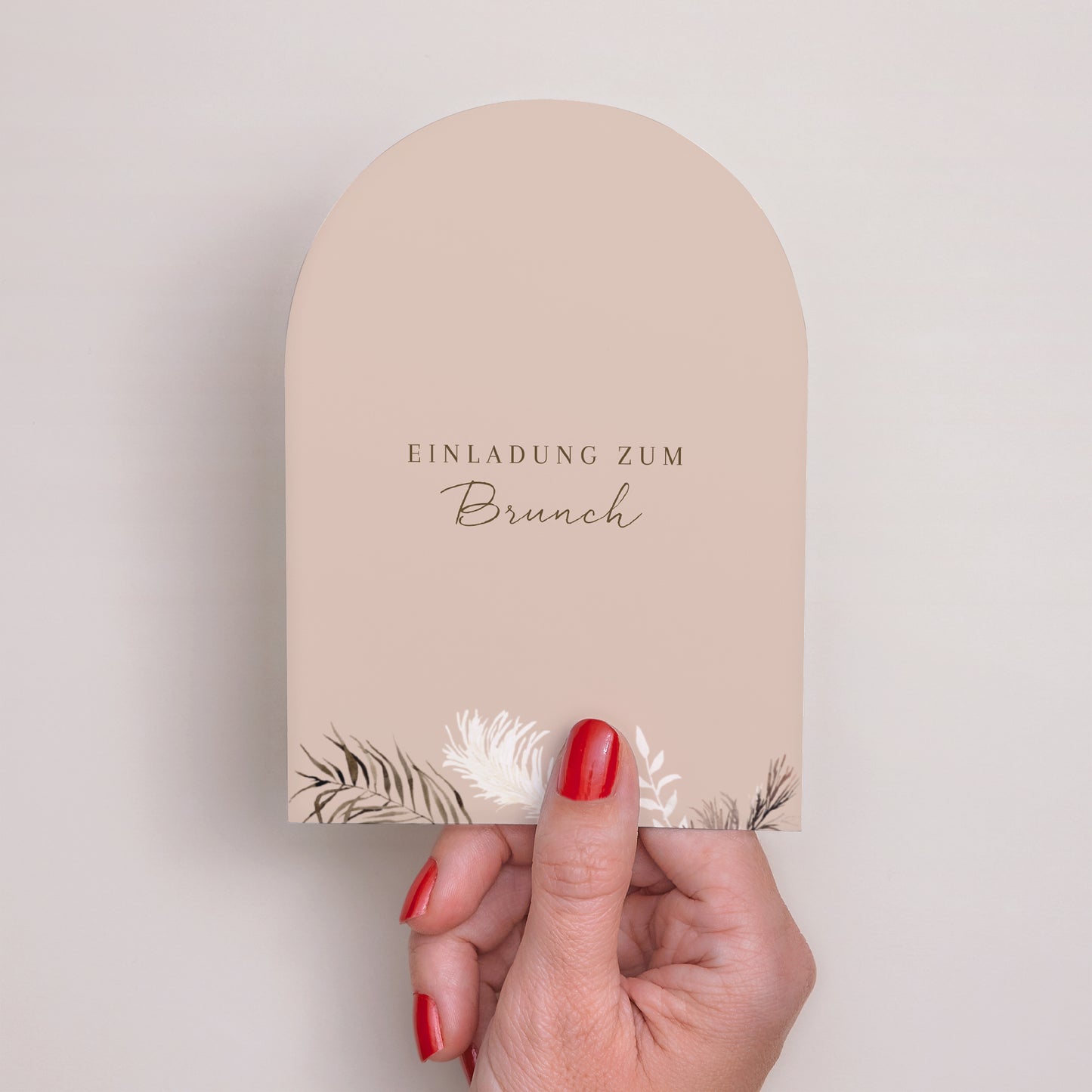 Einladungskarte Hochzeit Kleine Arche Bohemian Floral foto N° 2