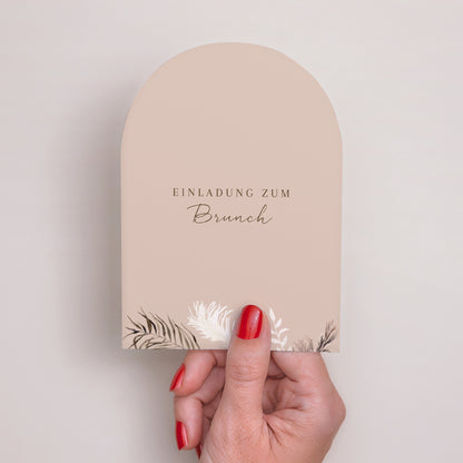 Einladungskarte Hochzeit Kleine Arche Bohemian Floral foto N° 2