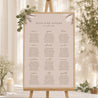 Sitzplan Hochzeit Porträt Bohemian Floral foto N° 1