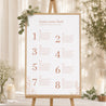 Sitzplan Hochzeit Porträt Vegetal Koralle foto N° 1