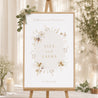 Begrüßungstafel Hochzeit Porträt 60 x 90 cm Böhmisch Creme foto N° 1
