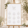 Sitzplan Hochzeit Porträt 60 x 90 cm Getrocknete Blumen foto N° 1