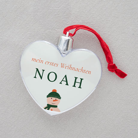 Weihnachtskugel Weihnachten Herz Unser lieber Stern