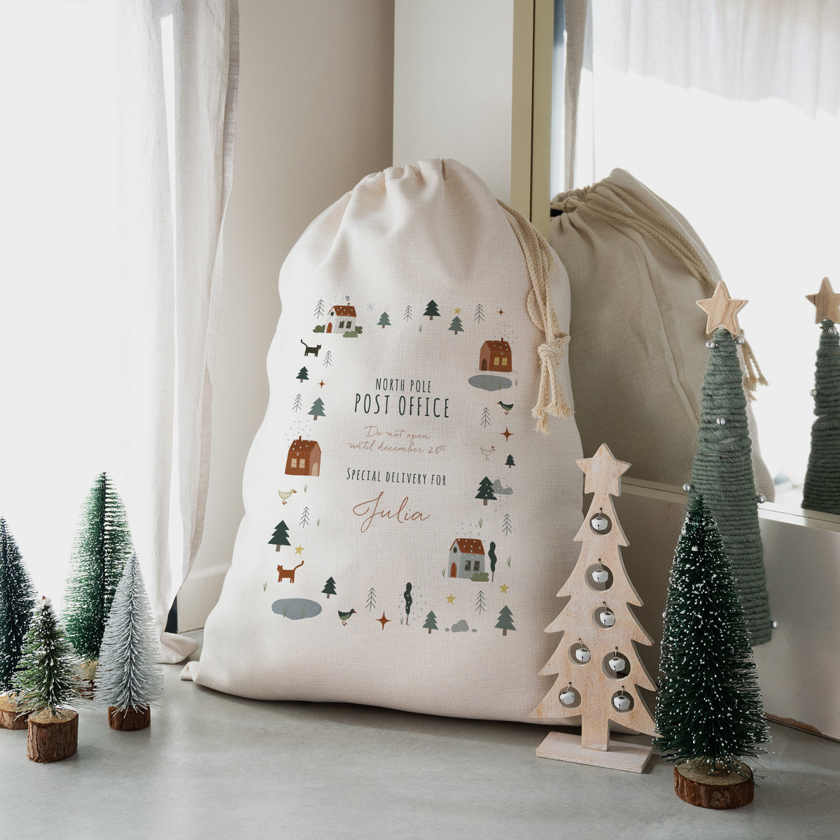 Aufbewahrungstasche Objekte Großformat Weihnachtsdorf foto N° 1