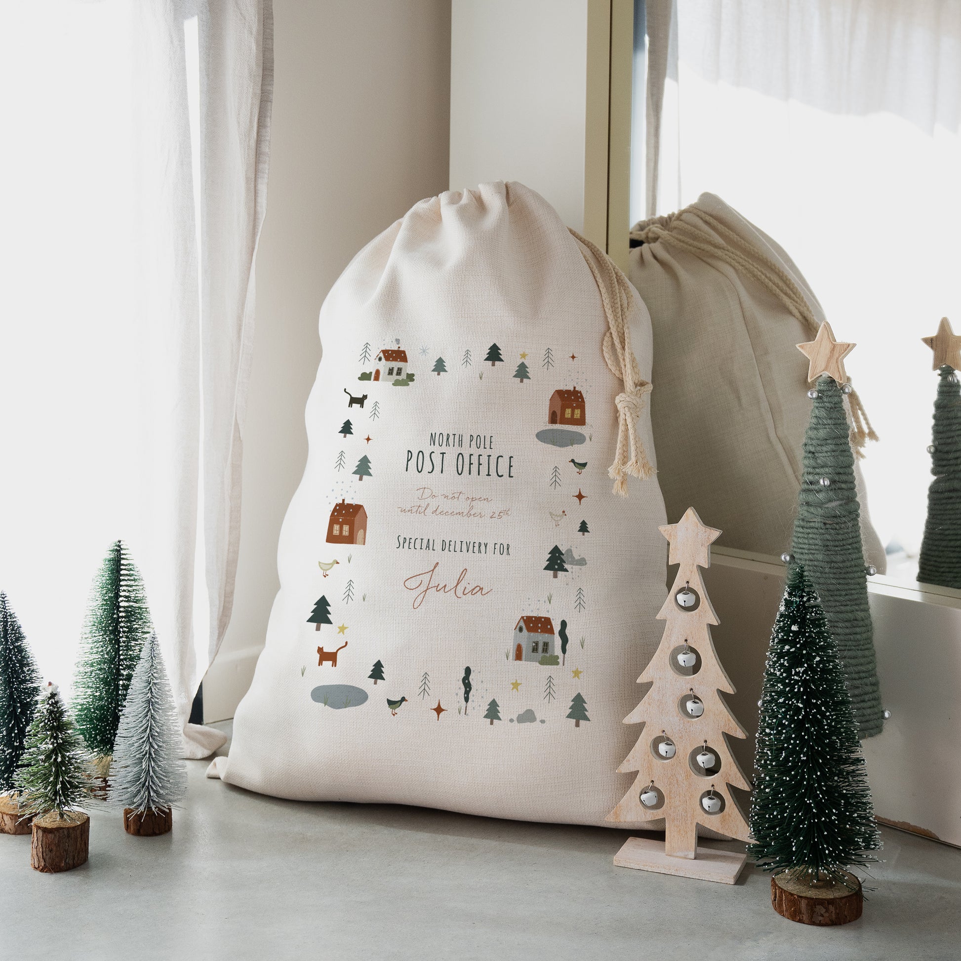 Aufbewahrungstasche Objekte Großformat Weihnachtsdorf foto N° 1