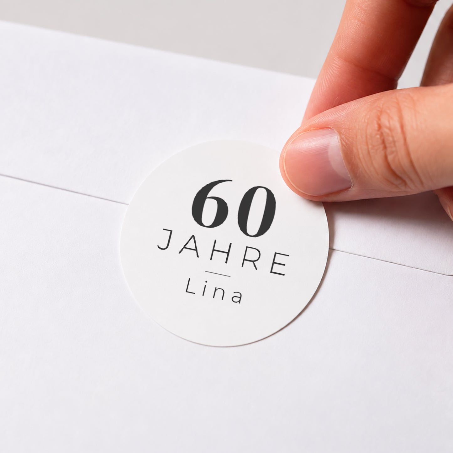 Sticker Geburtstag Rund 60 Jahre Geburtstag Mehrere Fotos foto N° 1