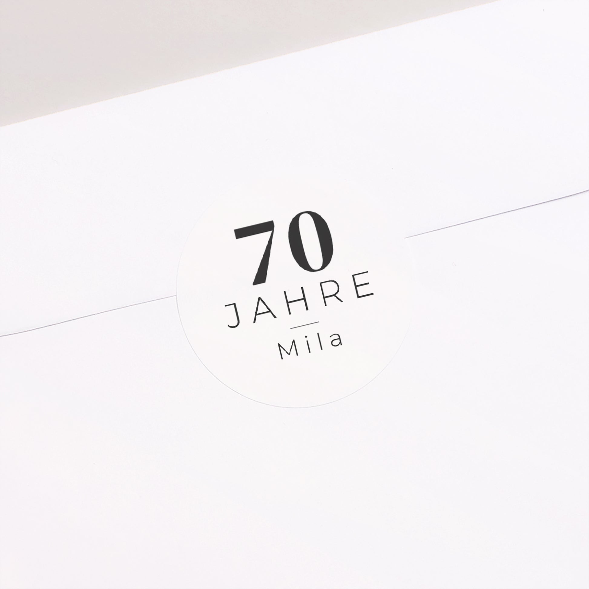 Sticker Geburtstag Rund 8 Fotos, 70 Jahre foto N° 2