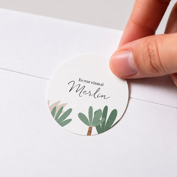 Sticker Geburt Rund Die Tiere Afrikas II foto