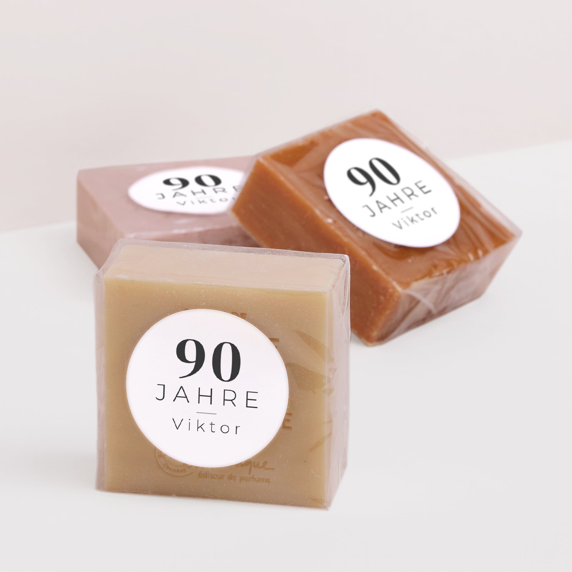 Sticker Geburtstag Rund Foto Portrait, 90 Jahre foto N° 3