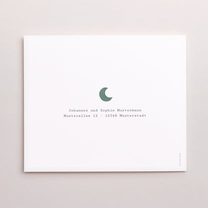 Dankeskarte Taufe Asymmetrische Zweiflügeltür foto N° 3
