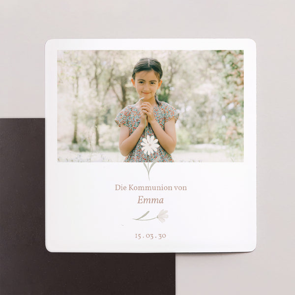 Einladungskarte Kommunion Satz von 9, magnetisch. foto