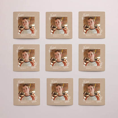 Einladungskarte Kommunion Satz von 9, magnetisch. Kirche, Kraft-Effekt foto N° 3