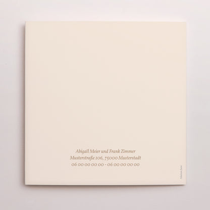 Hochzeitseinladung Triptychon Fensteröffnung Wilde Blumen foto N° 3