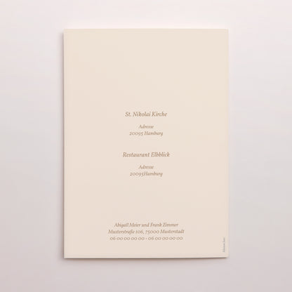 Hochzeitseinladung Doppelflügelporträt Wilde Blumen foto N° 3