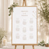 Sitzplan Hochzeit Porträt Wilde Blumen foto N° 1