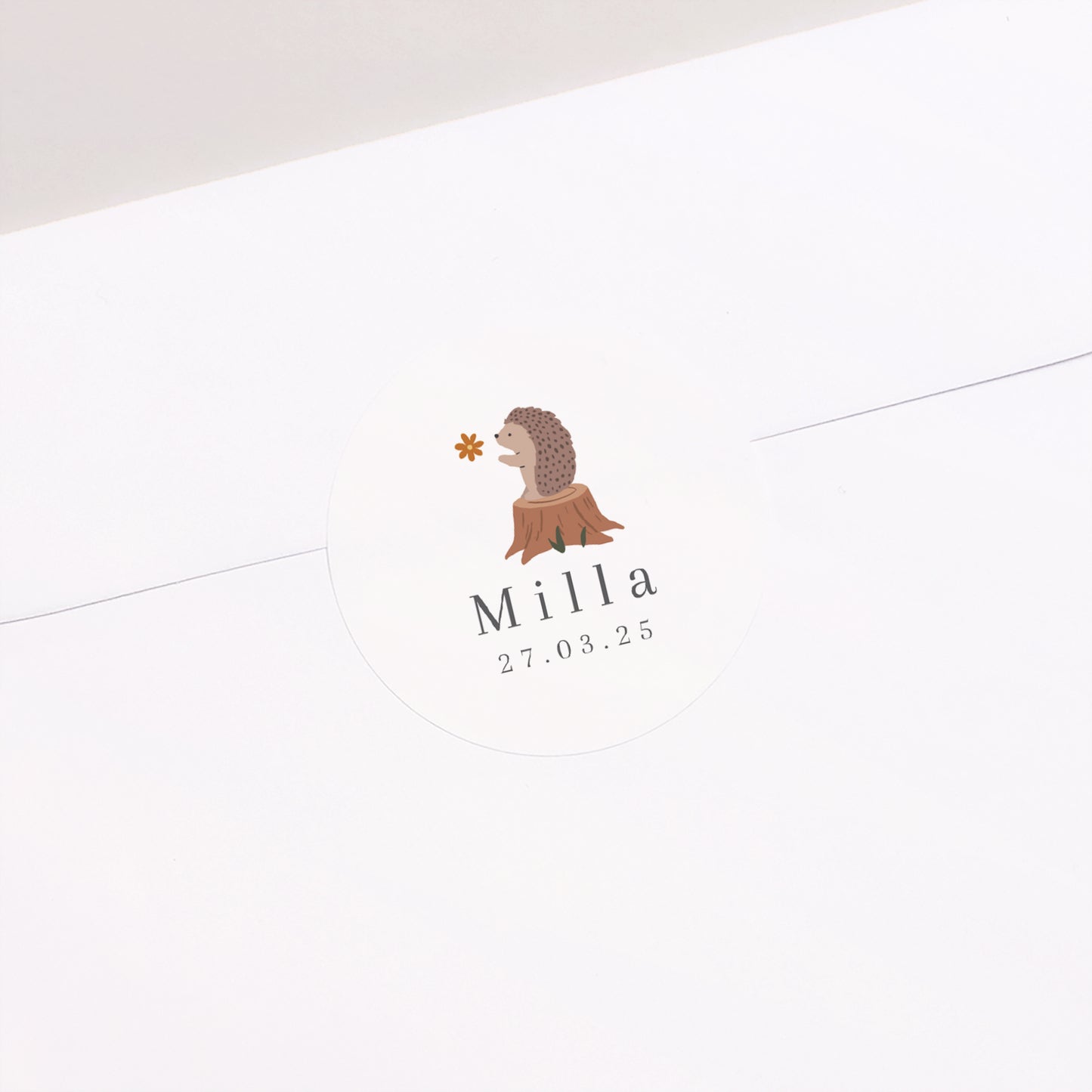 Sticker Geburt Rund Die Wiege der Natur foto N° 1
