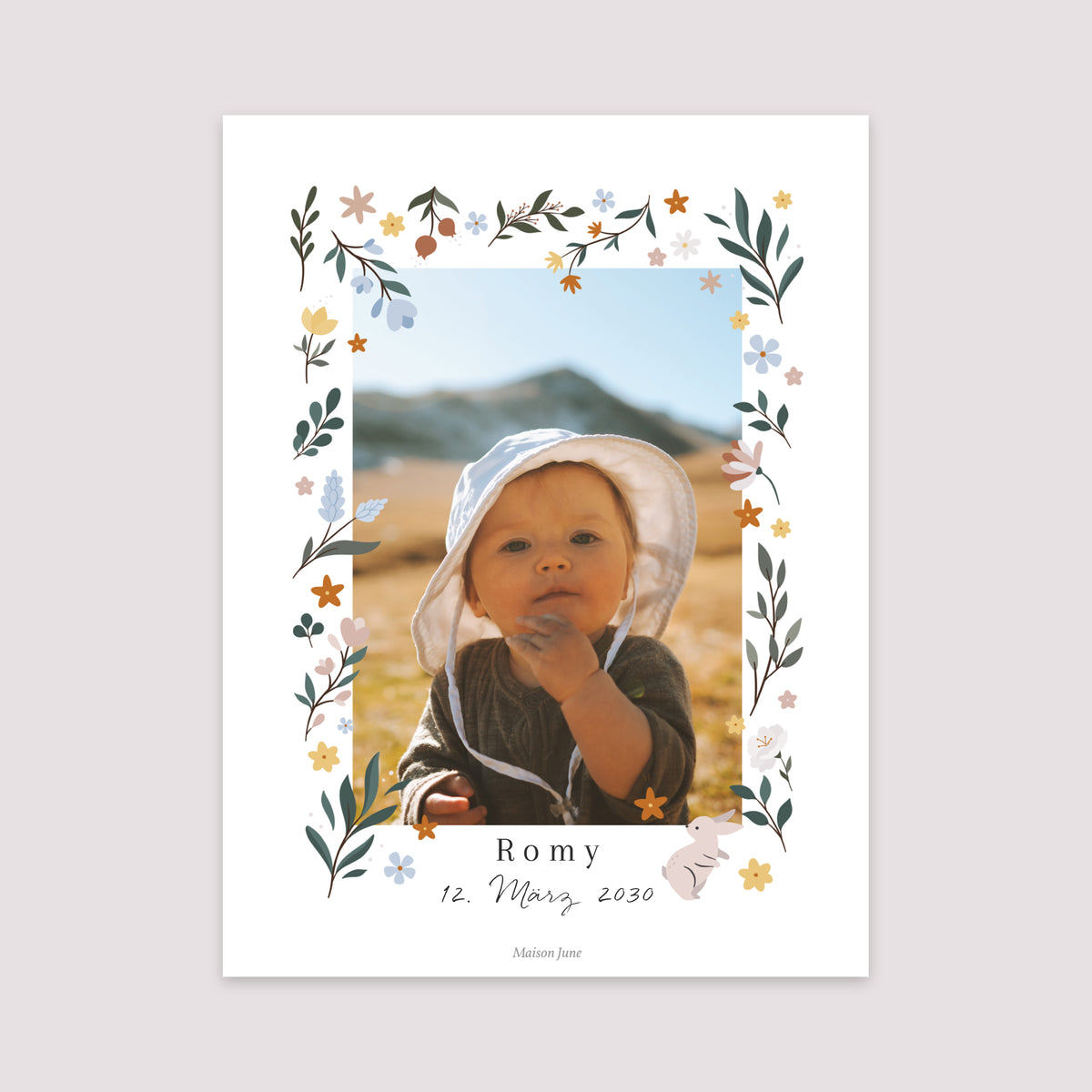 Poster Geburt Porträt Zauber der Natur foto N° 2
