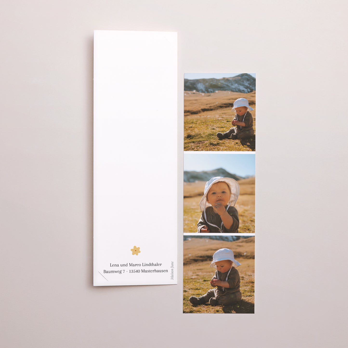 Geburtskarten Fotoautomaten Lesezeichen Zauber der Natur foto N° 3
