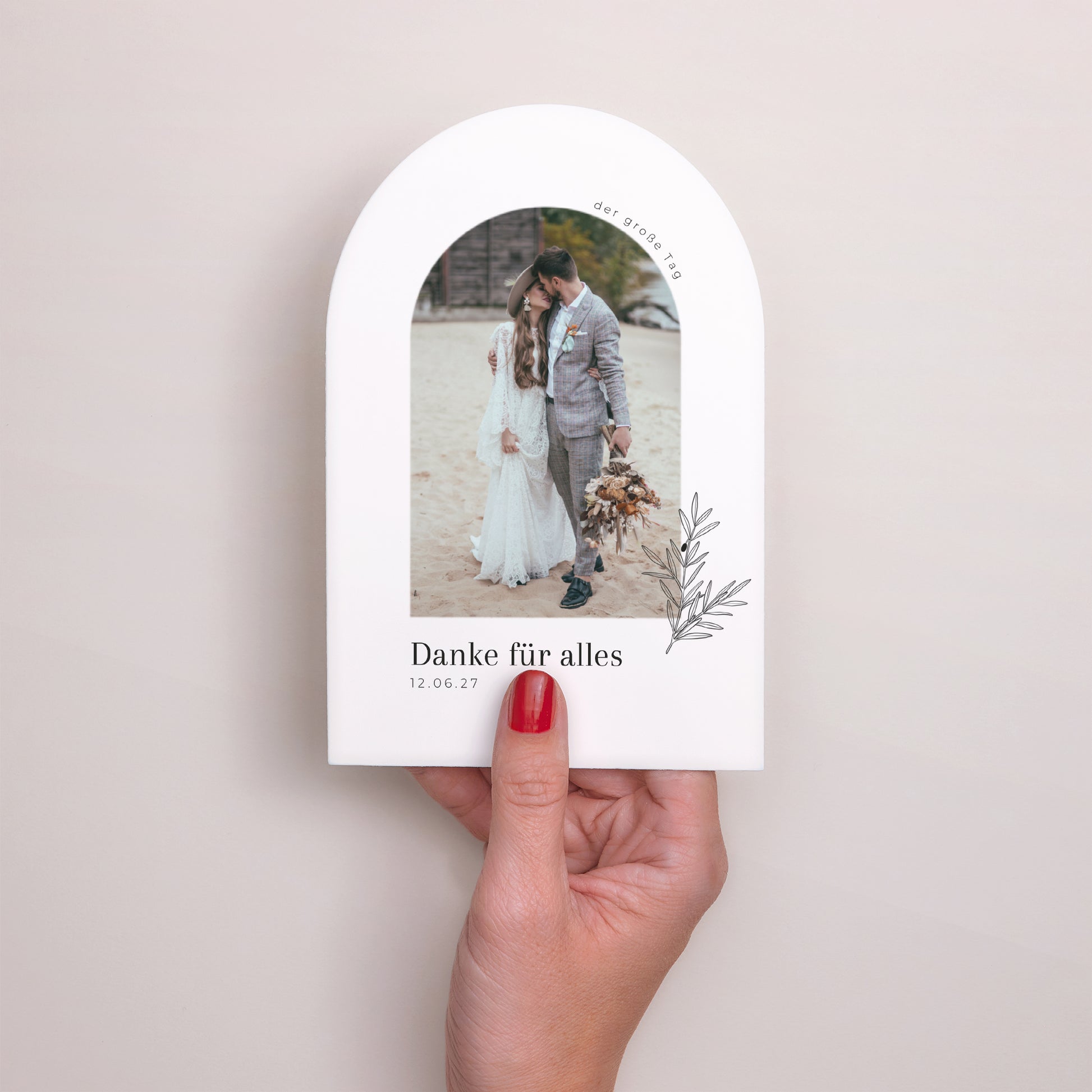 Dankeskarte Hochzeit Arche foto N° 2
