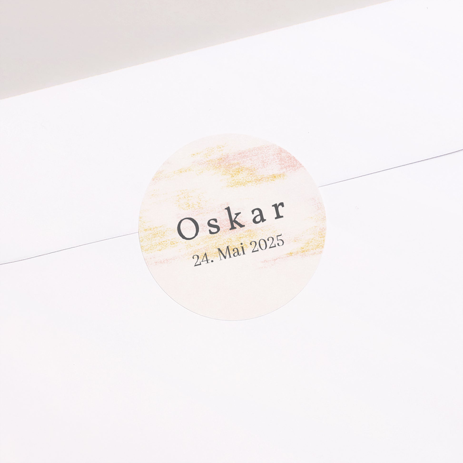 Sticker Geburt Rund Meerblick foto N° 2