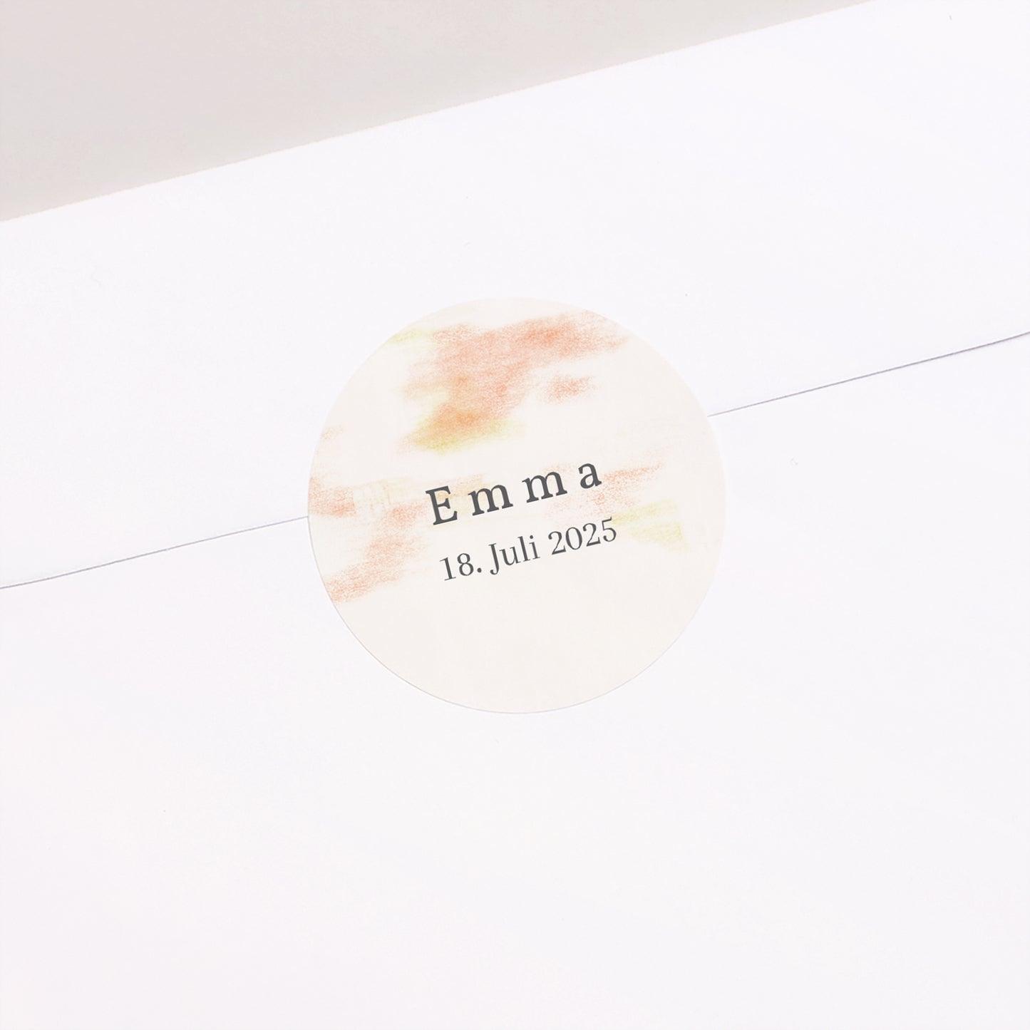 Sticker Geburt Rund Blick auf die Welt foto N° 2