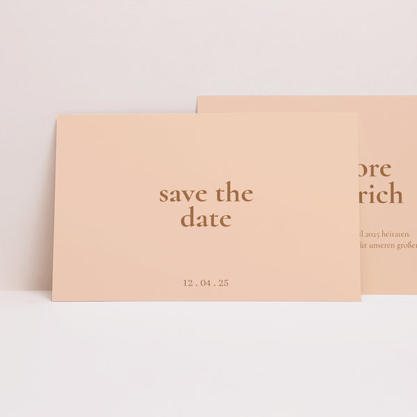 Save the date Karte Hochzeit Landschaft foto