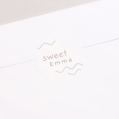 Sticker Geburt Rund Bullet journal Summer foto N° 2