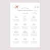 Sitzplan Hochzeit Porträt 60 x 90 cm Die Reise eines Lebens foto N° 2