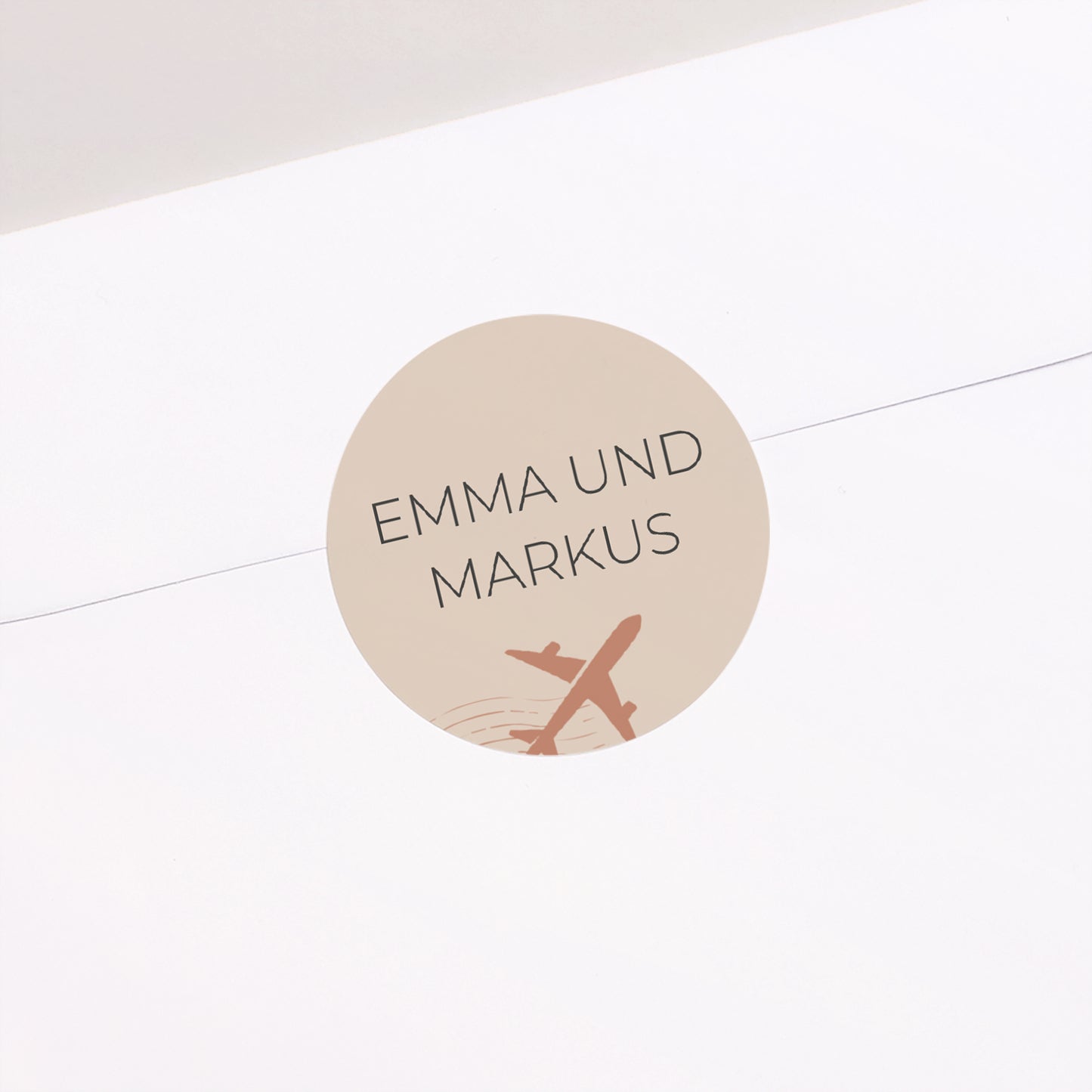 Sticker Hochzeit Rund Die Reise eines Lebens foto N° 2