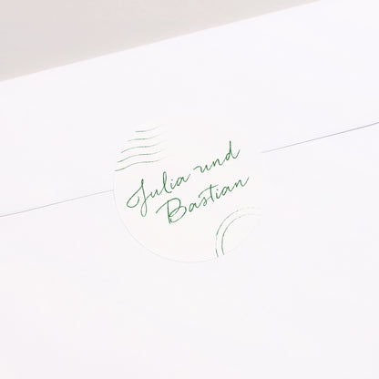 Sticker Hochzeit Rund Fotopass foto N° 2