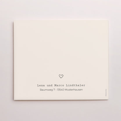 Dankeskarte Geburt Asymmetrische Zweiflügeltür Bullet journal Herbier foto N° 3